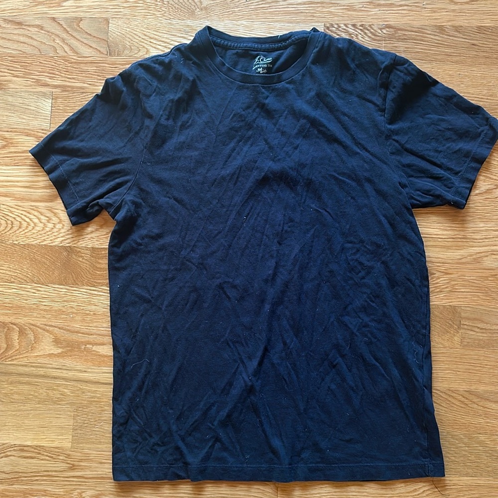 J.Crew 100% cotton short sleeve, black T-shirt size small